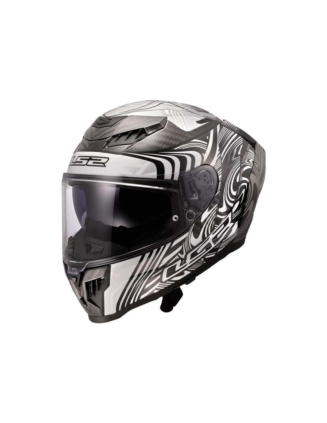 LS2 DRAGON FF807 ENTHUM SILVER